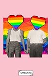  Vintage Gay Pride Couple N22391 Notebook: Diary, Lined College Ruled Paper, 6x9 120 Pages, Journal, Planner, Matte Finish Cover