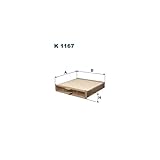Longitud [mm]: 216 Filtron K1167 Sistema de Calefacción