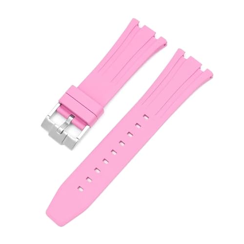 Bracelet de montre caoutchouc fluoré 26mm évite usure cuir FKM