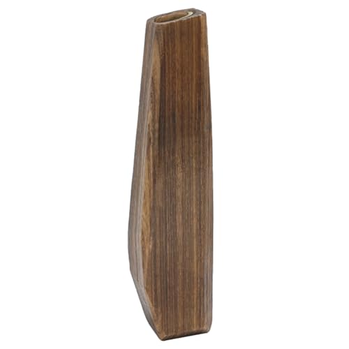 Vase bois rustique déco table salon entrée bureau et terrasse couverte - 7