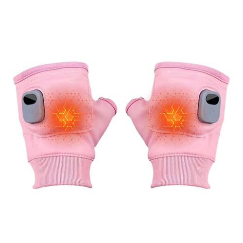 Guantes calefactores | 3 modos ajustables sin dedos para manos frío invierno, manopla de calentamiento de manos de larga duración para viaje, trabajo al aire libre, nieve, casa, ciclismo, esquí