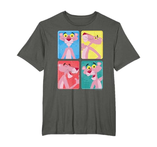 Paneles para Retratos de Color Rosa Pantera Camiseta