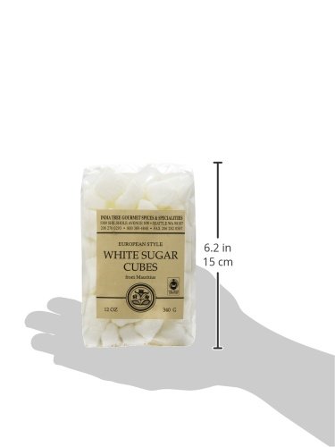India Tree White European-Style Sugar Cubes, 12 Oz Bag #TOP4