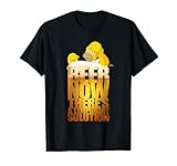 The Simpsons Homer Simpson Beer There's a Temporary Solution T-Shirt