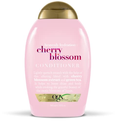 cherry blossom conditioner - OGX Rejuvinating + Conditioner , Cherry Blossom Ginseng, 13 Fl Oz