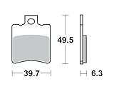 Bremsbeläge TRW MCB674EC für Honda SH 50 Fifty AF40 00- (vorne)