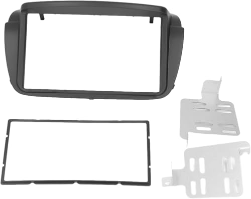Cadre de tableau de bord et façade d'autoradio 2 DIN FFashion Design ABS
