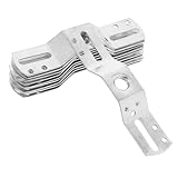 Utilisation polyvalente : compatible avec divers luminaires, ce support peut être utilisé dans les habitations, les espaces commerciaux et autres environnements. plaque de plafond pour lustre, matériel de fixation universel