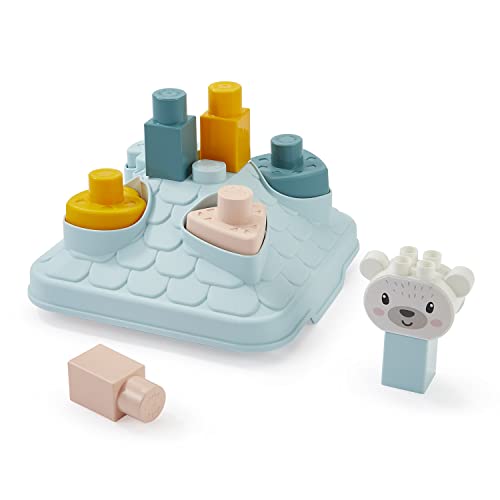 Ecoiffier BB Abrick House Shape Sorter11-Piece Shape Matching Toy for Toddlers Aged 12+ Months Educational Montessori Toy for Hand-Eye Coordination - Image 3