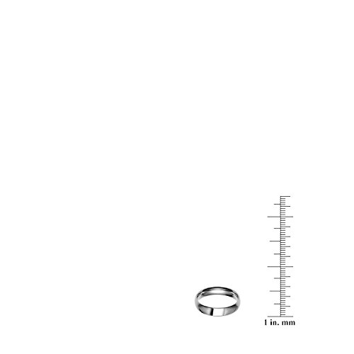 Silverline Jewelry 4Mm Stainless Steel Comfort Fit Classic Wedding Band Ring Size 7 #TOP2