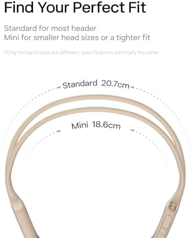 Shokz OpenRun Pro Mini Premium Bone Conduction Open-Ear Bluetooth Sport Headphones - Sweat-Resistant Wireless Earphones for Workouts and Running - Built-in Mic, with Headband — view 6