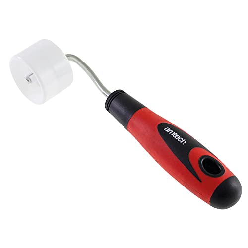Image of Amtech Wallpaper Seam Roller for Smooth Joins When Putting up Wallpaper, Home DIY, Durable and Long Lasting, Easy to Use, Comfortable Soft Grip, Prevents Lumps or Uneven Lines