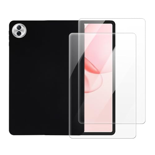 Funda y vidrio templado Honor Pad 10 12.1 2025 de alta resistencia y diseño negro pulido
