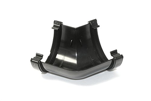 Marshall TufflexUniversal XL High Capacity 135 DEGREE ANGLE BEND for 114 x 71.5 guttering RWXA2 Black White Brown (BLACK)