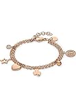 spannring edelstahl zirkonia  Guido Maria Kretschmer by CHRIST GMK Damen-Armband Edelstahl 21 Zirkonia One Size Roségold 32013595