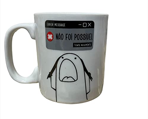 Caneca Porcelana Por Favor Aguarde Instalando Minha Paciência Meme 300ml