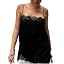 O Lace Trim Black