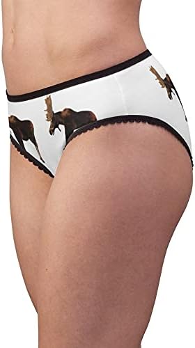 Moose Panties, Moose Underwear, Briefs, Cotton Briefs, Funny Underwear, Panties For Women