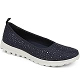Construction légère : glissez tout au long de votre journée avec ces escarpins légers, conçus pour vous faire oublier que vous portez même des chaussures. Leur construction aérée vous permet de rester en mouvement sans aucun poids qui vous retient, de sorte que votre concentration reste sur votre journée.