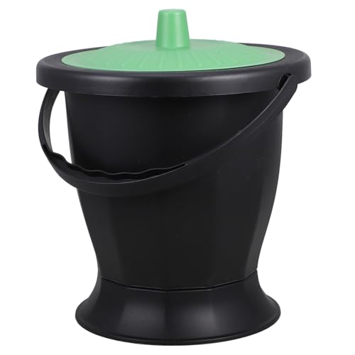 COLLBATH 軽量プラスチックポータブルトイレ小便器バケツ蓋家庭用中国風小便器