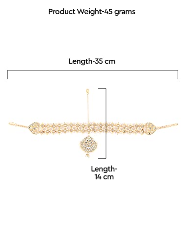 Tone Kundan & Bridal Matha Patti Maangtikka