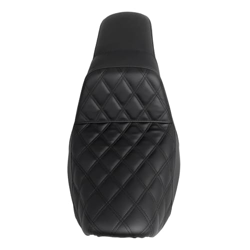Asiento de motocicleta tapizado negro para Dyna Wide Glide y FXDWG