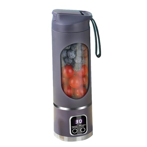 Portable Blender, 450ml Fresh Juice Maker, Powerful Cordless Blen...