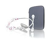 MDF Instruments MD One Epoch Titanio Fonendoscopios para adultos, sin partes de vida Sakura2 MDF777TSA + MDF estuche de viaje