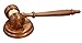 Justice Gavels Premium Quality Wood Gavel and Sound Block for Lawyers and Courtroom Judges