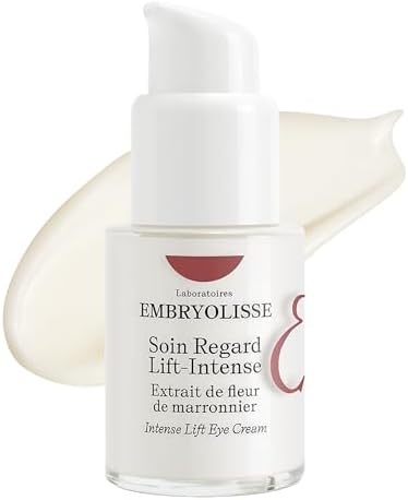 Embryolisse Lift-Intense Eye cream - Multi-Benefit Eye Cream For Wrinkles & Pufiness With Hyaluronic Acid, Lychee Extract & Primrose Oil - Suitable For Sensitive Eyes - Fragrance-Free 15ml