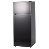 Frigorifero con freezer 240 L doppia porta 54,2x54,2x142,5 cm, grigio scuro, Kooper