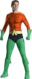 Charades Mens Dc Comics Aquaman Adult Sized Costumes, Green, Large US