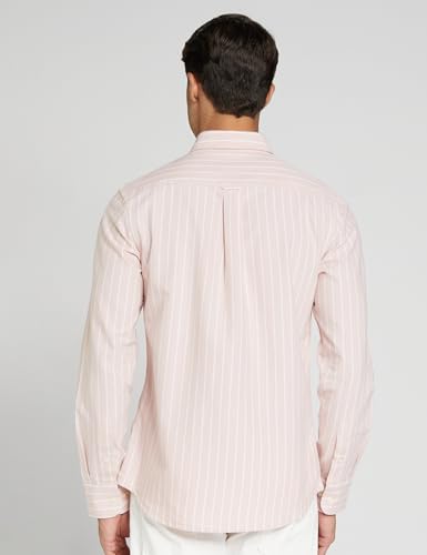 Image of U.S. Polo ASSN. Men's Yarn Dyed Oxford Stripe Spread Collar Full Sleeve Shirts