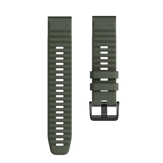 Correa de reloj de silicona con liberacion rapida de 22mm para Garmin Fenix 6 Pro y 5 Plus Agate 4