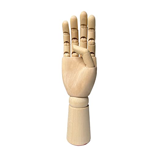 Large Wooden Hand Manikin 30cm (12