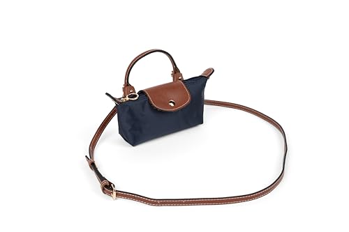 Mini Crossbody Bag | Genuine Leather Trimming | Snap & Zipper Closure | Fashionable | Water...