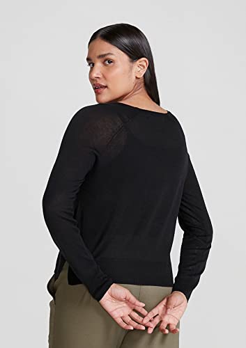 Blusão Básico Feminino Em Tricô Preto P