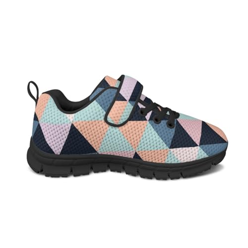 Sneakers for Kids Girls Cute Soft Casual Daily Wear Non Slip Hook and Loop Floral Print Running Gym Sneakers2