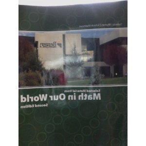 Paperback Selected Material From Math in Our World Book