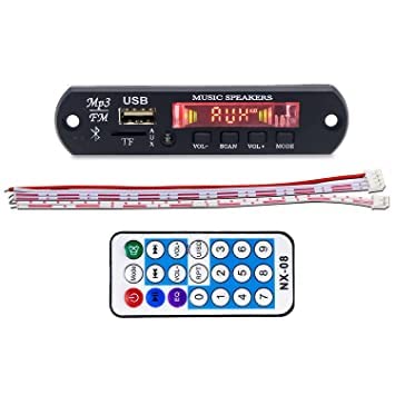 S P Bluetooth MP3 Decoding Board Module with/USB/FM/AUX/TF Card and Remote Control (B0BNDX8WC6) Amazon Price History, Amazon Price Tracker