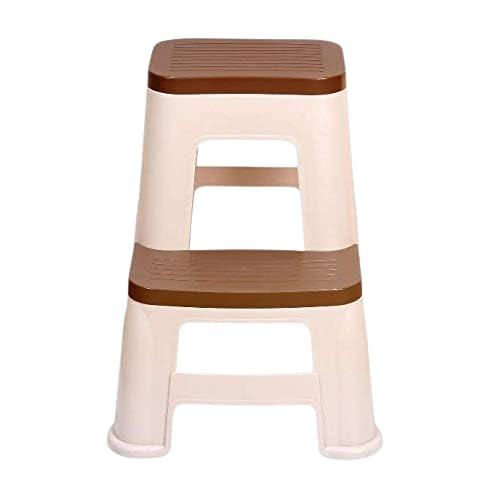 Styleseat Super Strong Plastic Multi Utility Ladder Stool | Climb Step Stool with Firm Grid & Anti Skid Textured Base