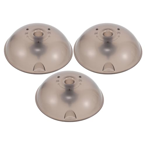 Gatuida 3 pezzi di raccoglitore di gocce d'olio in plastica per cappa aspirante - Vassoio grasso di ricambio - Tazza di plastica universale da 4,64 pollici - Ciotola di raccolta dell'olio compatibile