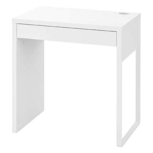 Ikea MICKE-skrivbord, vit 73x50 cm