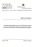 verzahnung begriffe englisch  Hartfeinbearbeitung von Verzahnungen mit beschichteten Hartmetallwerkzeugen
