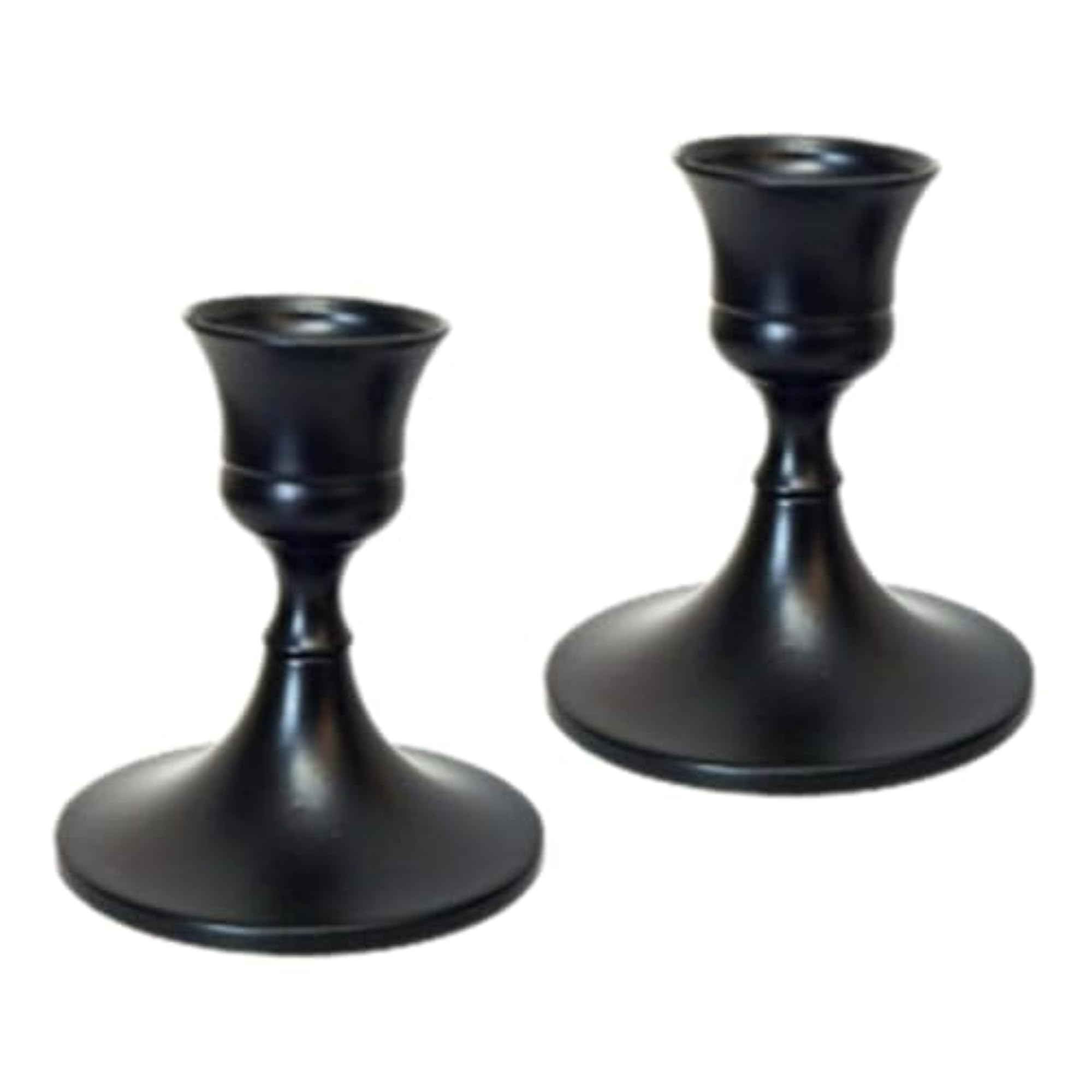 Metal Taper Candle Holder, Black Table Ornament