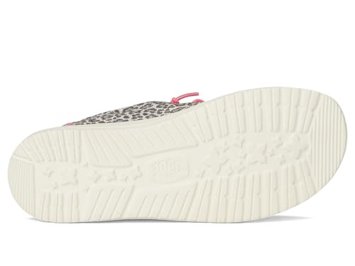 HEYDUDE Women's Wendy Luxe Leo (Little Big Kid) Slip-On4