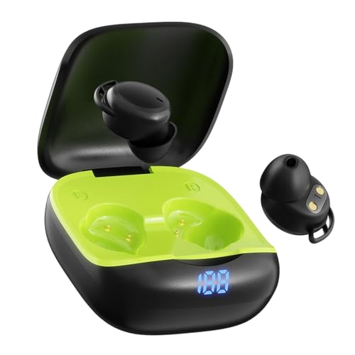 Hörgeräte-Schlaf-Ohrhörer, schlaffreundlich, 5 x 5 x 2,6 cm, kabellose Ohrhörer, Kopfhörer, bequem, zum Wandern, Klettern, Radfahren, Sport, Camping