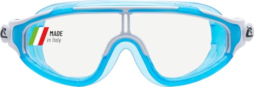CRESSI Baloo Kid Goggles - Gafas Unisex Niños de Natación, Piscina y Snorkel, Azul/Azul Blanco, 2/7 Años