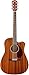 Fender CD-140SCE All-Mahogany Dreadnought Cutaway Acoustic Electric Guitar, with 2-Year Warranty, Fishman Pickup and Preamp System, Natural, with Case