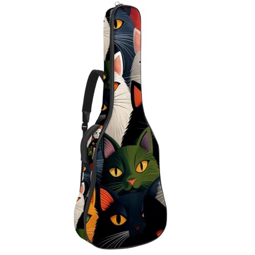 Sac guitare acoustique étanche 42.9 in protégeant de la pluie